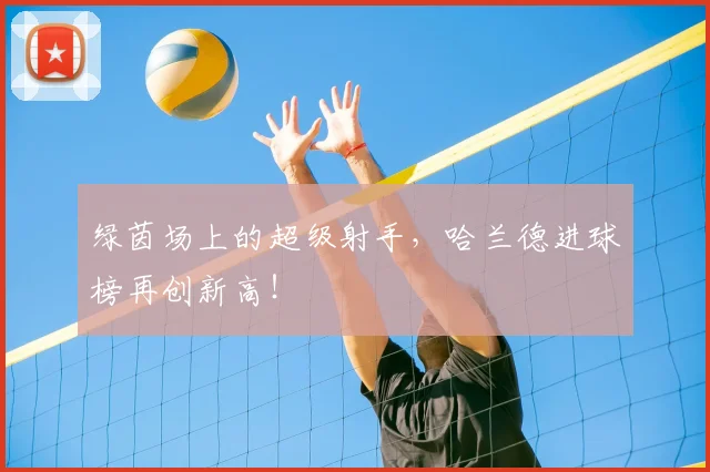 绿茵场上的超级射手,哈兰德进球榜再创新高!